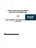 Tesla Energy Ventures Australia