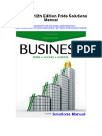 Business 12th Edition Pride Solutions Manual
