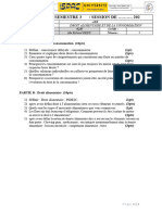 Examen de Fin Du Semestre 3 DROIT Alimentaire. ISPAC. ABB.23-24