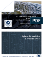 A2.1. Egipto - Neolítico Al Protodinástico