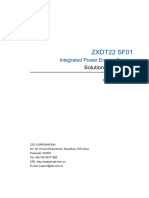 ZXDT22 SF01 (V3.0) Integrated Power Energy System Solution Description