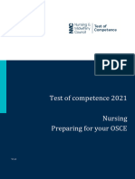 Preparing For Your OSCE TOC 2021 V1.3 Nursing