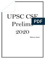 Upsc Cse Prelims 2020: Mahendra Solanki