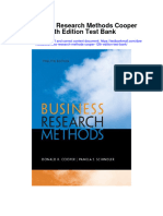 Business Research Methods Cooper 12th Edition Test Bank