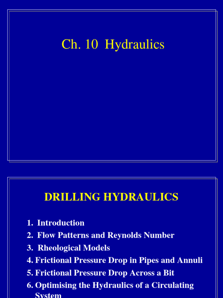 Hydraulics PDF