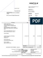 Invoice: Invoice Cust. No. Date Cust. Ref