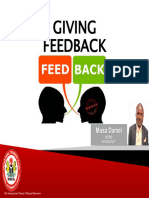 Giving Feedback