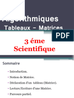 Tableau A Deux Dimensions - PPTX Version 1