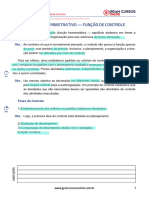 Processo Administrativo - Função de Controle: Administração Pública