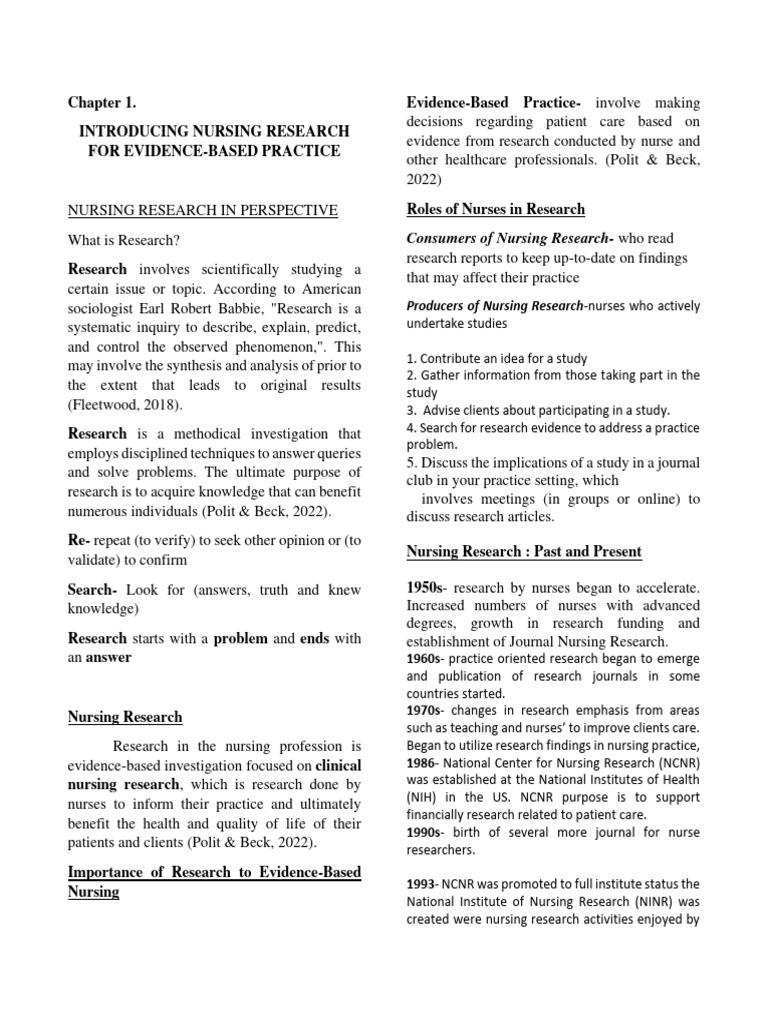 Nursing Research Essentials | PDF | Quantitative Research | Qualitative ...