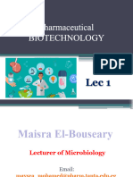 PH Biotechnology Lec 1