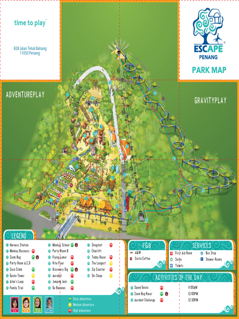 Time To Play: Park Map | PDF