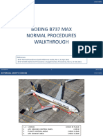 2021-10-20 B737MAX Normal Procedures Walkthrough