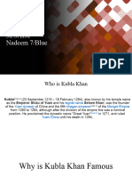 Kubla Khan by M Saim Nadeem