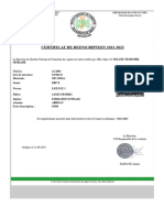 Certificat D'inscription 2022-2023 2