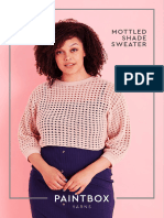 Mottled Shade Sweater Free Jumper Crochet Pattern For Women in Paintbox Yarns Cotton 4 Ply by Paintbox Yarns - 2
