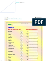 Numbers 1 To 30. Ficha Interactiva - TopWorksheets