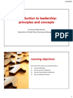 Introduction To Leadership - Final