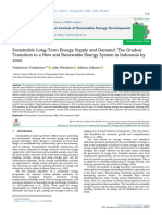 Sustainable Long-Term Energy Supply and Demand EBTKE Indonesia by 2050