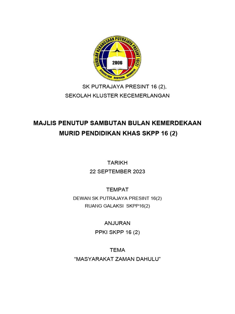 Paperwork Merdeka 2023 | PDF