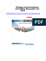 Business Strategy and Development Canadian 2nd Edition Bissonette Test Bank