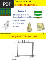 Lecture - 1 - 2023 (FE Formulation of 2D Vector Problems)