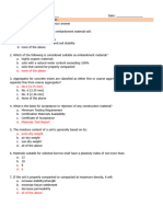 Soil Questionnaire WITH ANSWERS August 2021