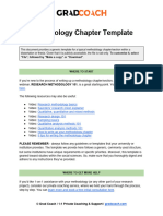 Methodology Chapter Template - May 2023
