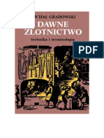 Gradowski, Michał - Dawne Złotnictwo Technika I Terminologia - 1984 (Zorg)