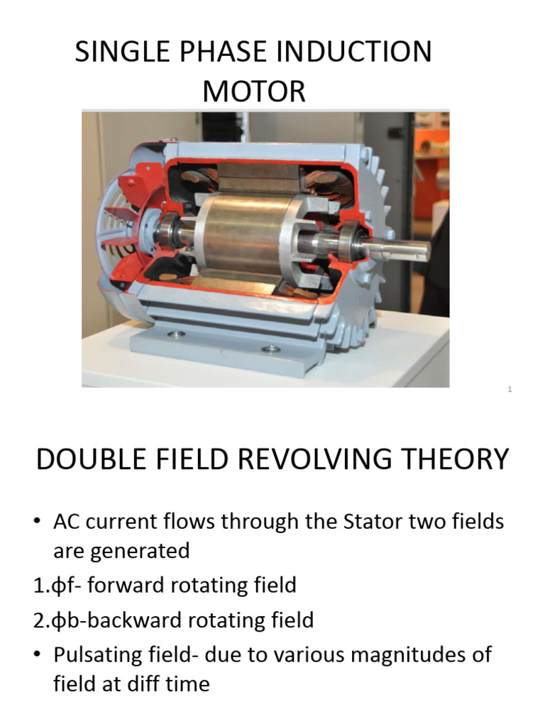 Single Phase Induction Motor Overview | PDF | Electric Motor ...