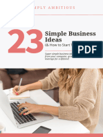 SIMPLY AMBITIOUS 33 Business Ideas (& How To Start Today!)