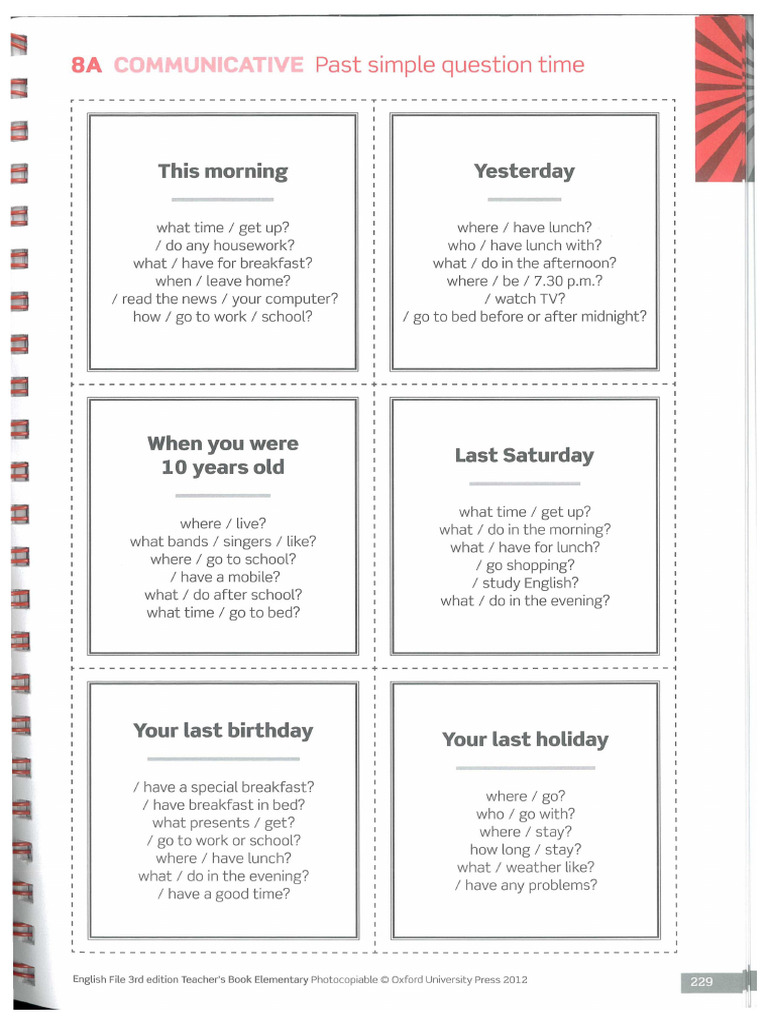 Speaking in The Past-3 | PDF