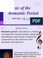 Music of The Romantic Period