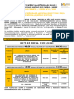 Edital de Convocação para As Provas Objetivas e Peça Processual (Quando Houver)