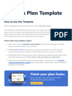 Business Plan andTemplate