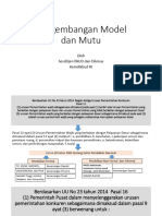 Pengembangan Model Dan Mutu (DR Wartanto-Sesditjen PAUD & Dikmas)