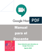 Google Meet - Manual Del Docente - Ku Xook'