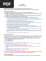 Class 5 Risk and Return FULL VERSION