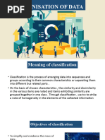 Organisation of Data