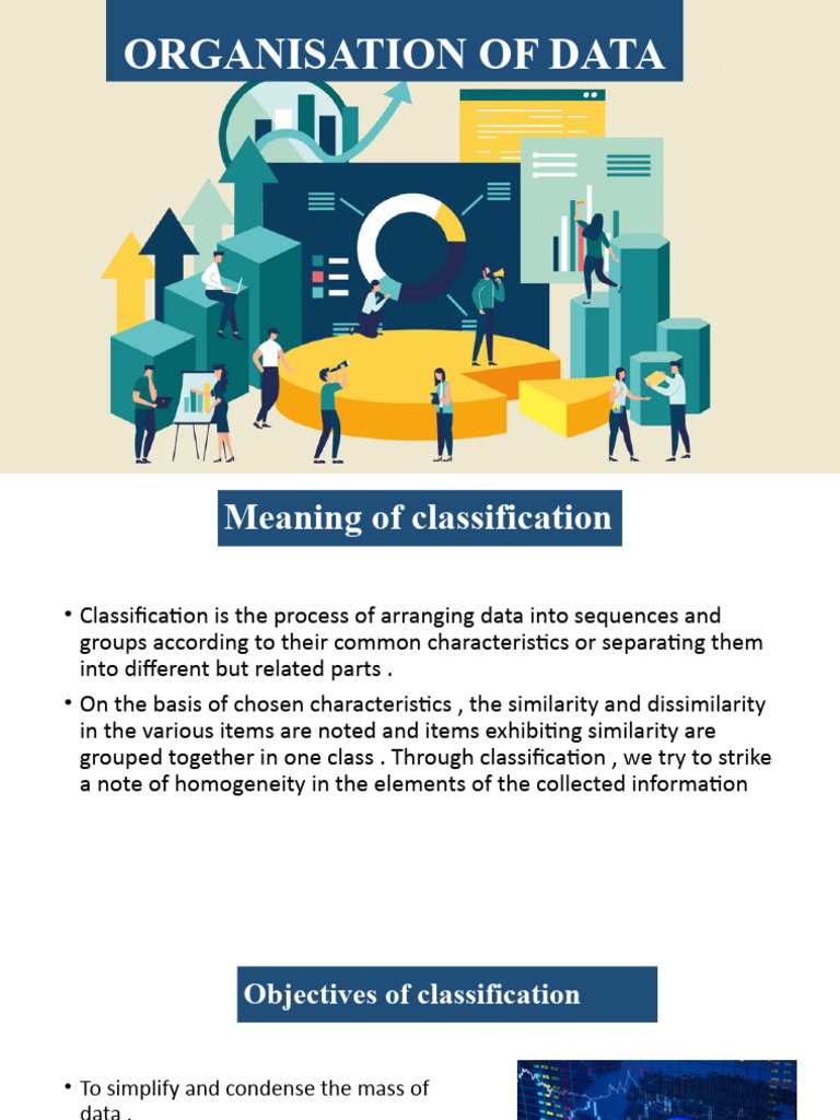 Organisation of Data | PDF | Probability Distribution | Statistical ...