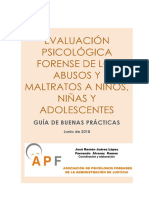 Ev. Ps. Forense de Los Abusos y Maltratos en El NNA