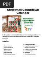 Christmas Countdown Calendar Craft - Craft - Crayola - Com - Crayola CIY, DIY Crafts For Kids and Adults - Crayola