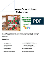 Christmas Countdown Calendar Craft - Craft - Crayola - Com - Crayola CIY, DIY Crafts For Kids and Adults - Crayola