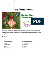 Holiday DIY Clay Ornaments, Air Dry Clay Craft - Crayola - Com - Crayola CIY, DIY Crafts For Kids and Adults - Crayola