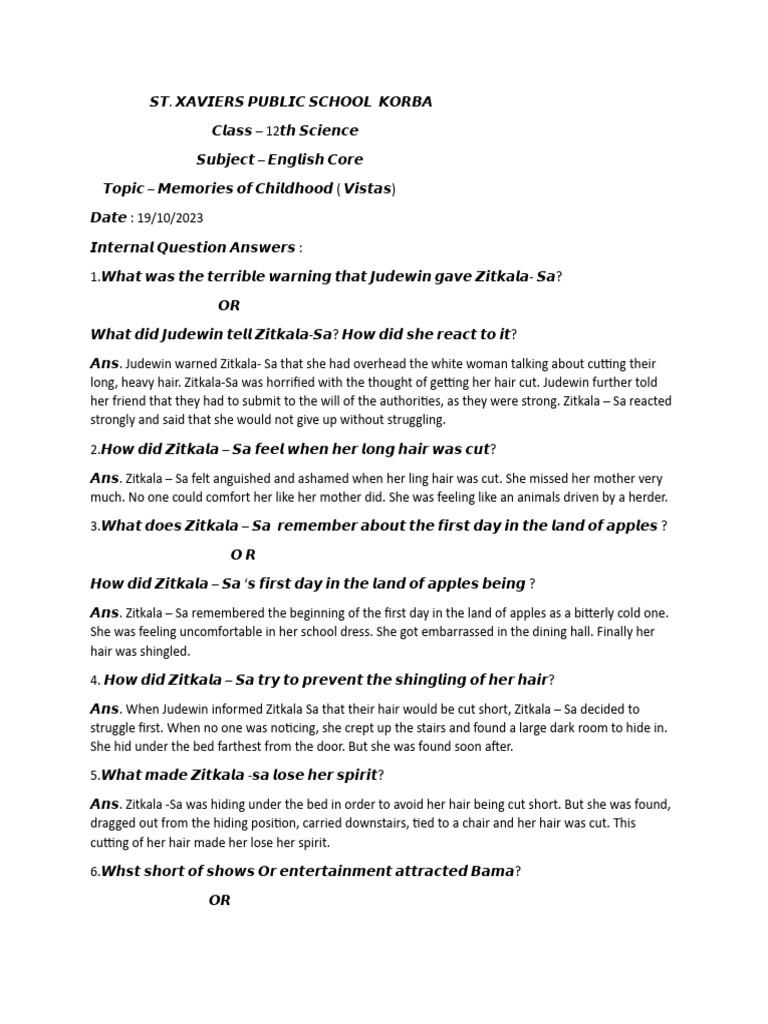 Class 12th Sci English Homework Pdf