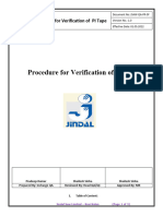 PR-9F Procedure For Verification of Pi Tape