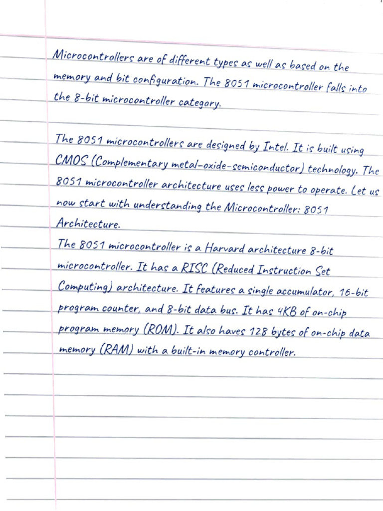 Scanned notes for mpmc pdf microcontroller manufactured goods