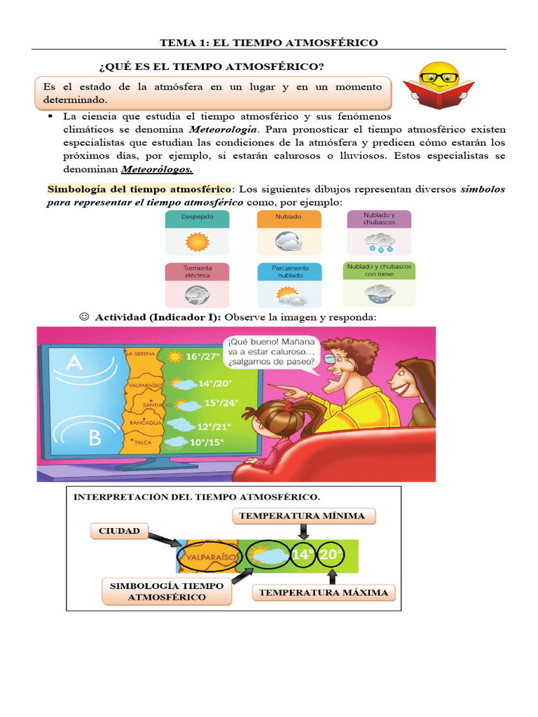 Introducción al Tiempo Atmosférico | PDF | Nube | Herida
