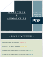 Biology PROJECT (Plant and Animal Cells)