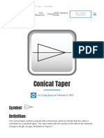 Conical Taper